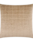 D.V. Kap Camden Check Hidden Zipper Throw Pillow