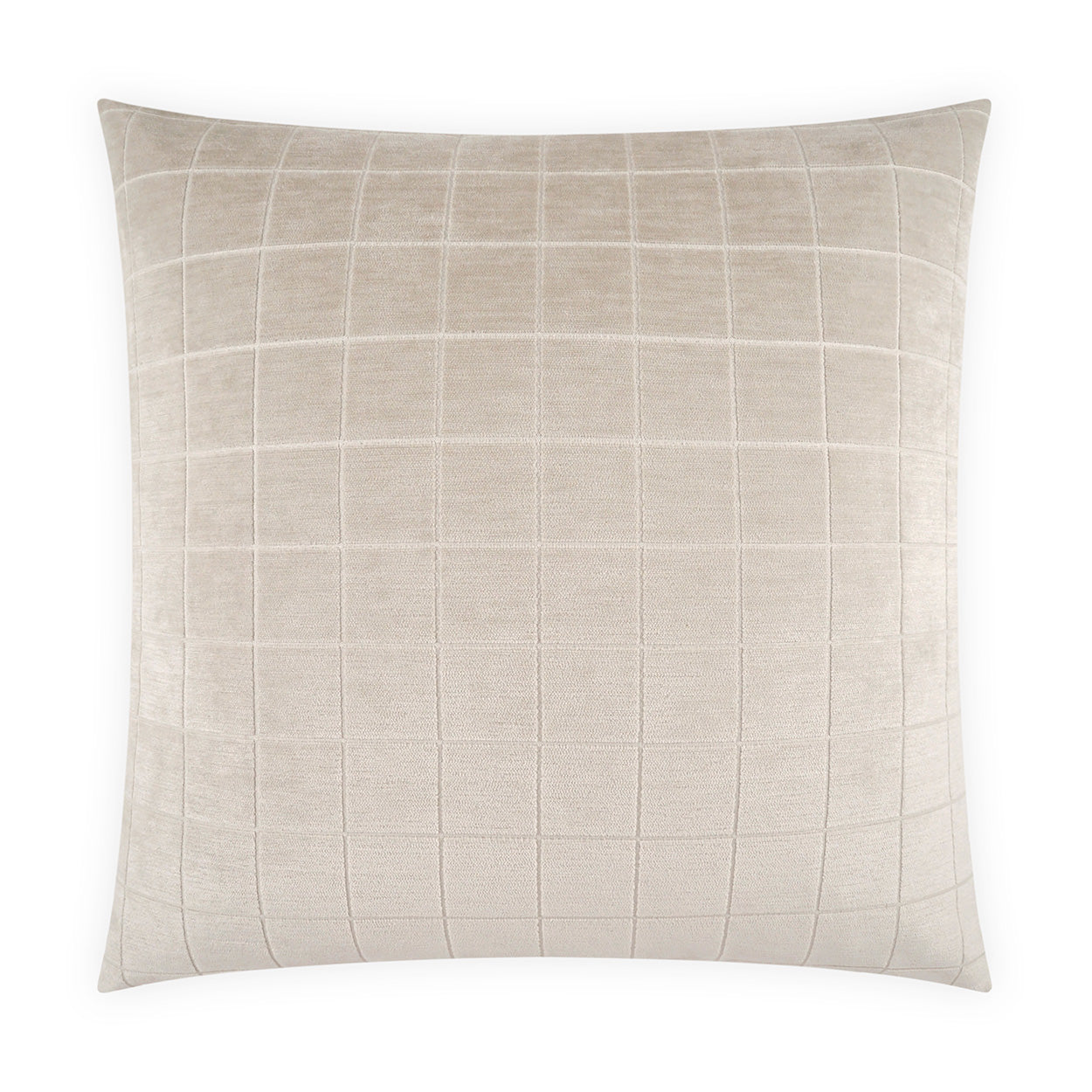 D.V. Kap Camden Check Hidden Zipper Throw Pillow