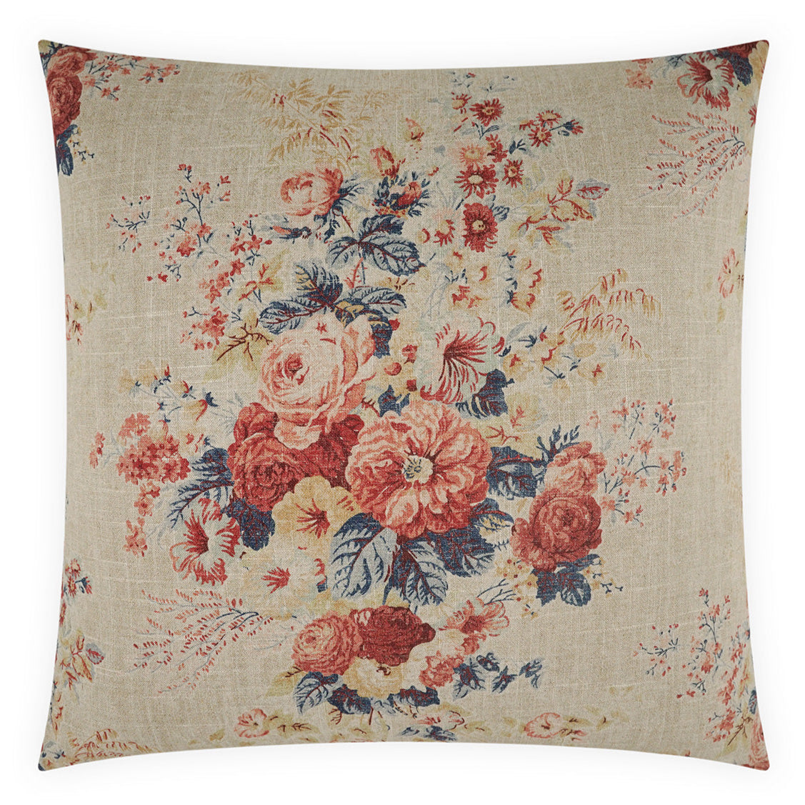 D.V. Kap Charleville Red Throw Pillow