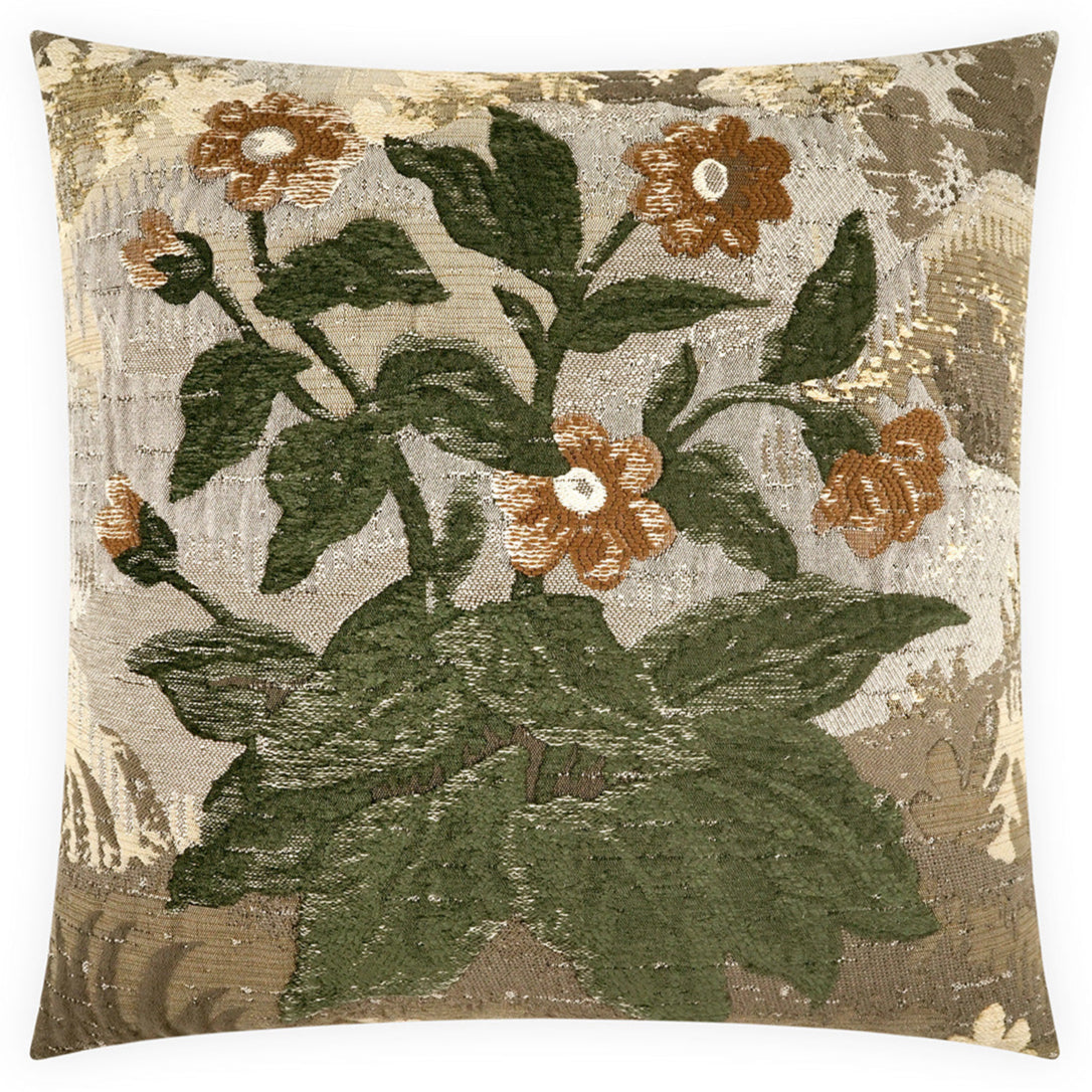 D.V. Kap Barcelos Floral Design Throw Pillow