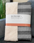 Fluid Mirage Grey Washable Indoor-Outdoor Rug
