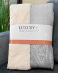Circles Grey Washable Indoor-Outdoor Rug