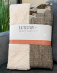 Nautical Brown Washable Indoor-Outdoor Rug