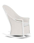 Lloyd Flanders Loom Wicker High Back Porch Outdoor Rocker