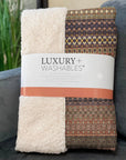 Stripes Paprika Washable Indoor-Outdoor Rug