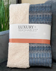Hushed Blue Washable Indoor-Outdoor Rug
