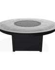 54" Round MGP Top Chat Height Fire Table - LOOMLAN - Telescope - Outdoor Fire Tables