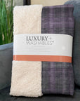 Calm Mirage Purple Washable Indoor-Outdoor Rug