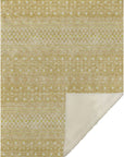 Boho Gold Washable Indoor-Outdoor Rug