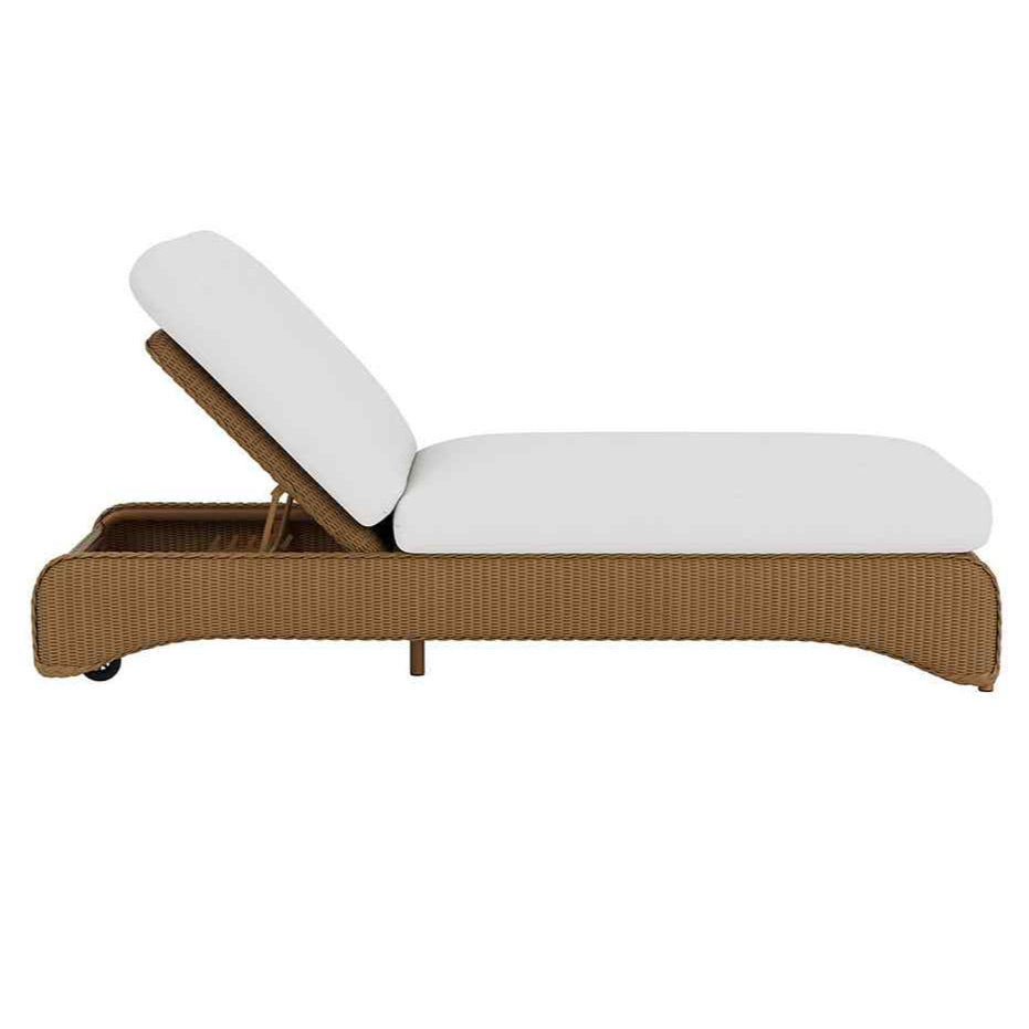Lloyd Flanders Loom Wicker Outdoor Chaise
