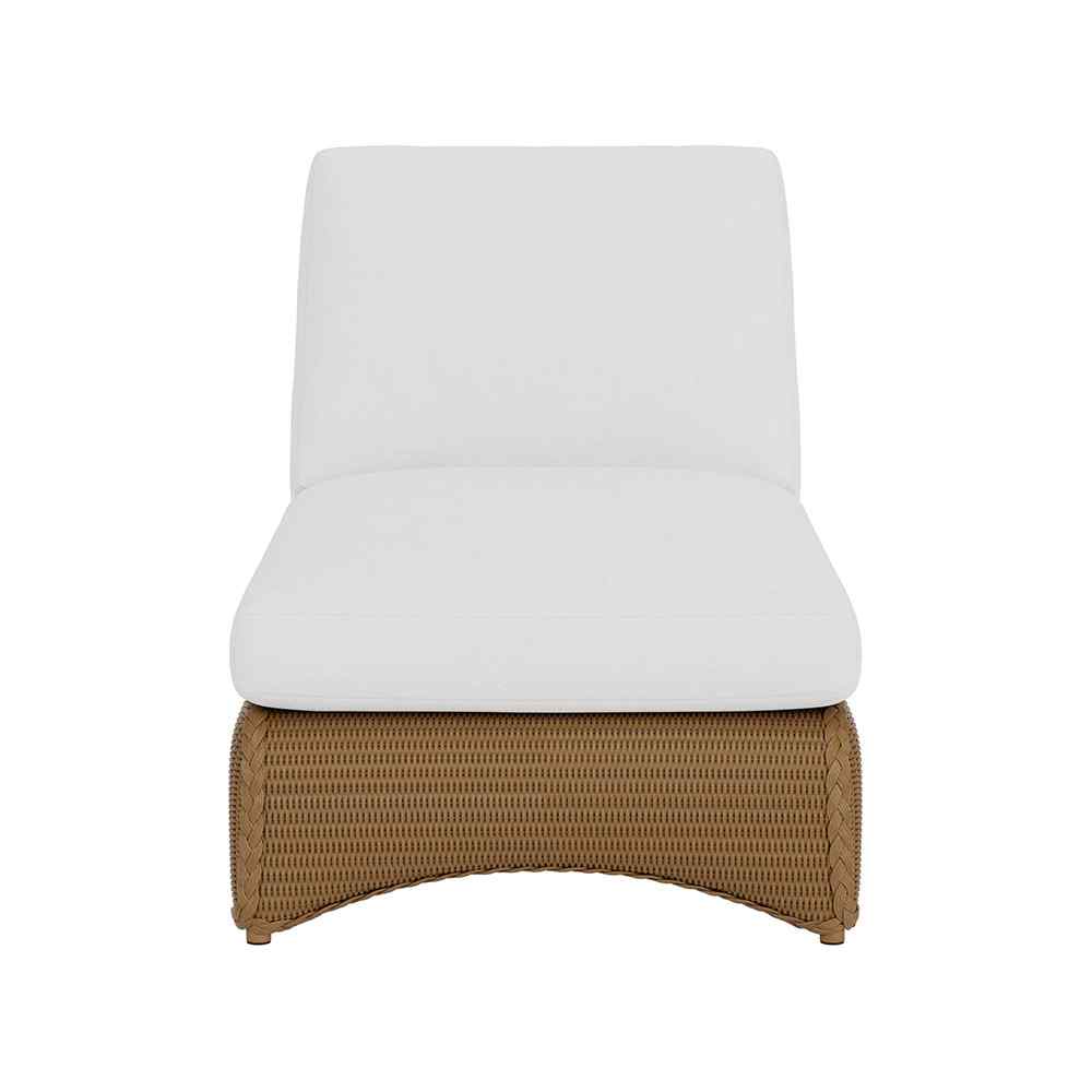 Lloyd Flanders Loom Wicker Outdoor Chaise