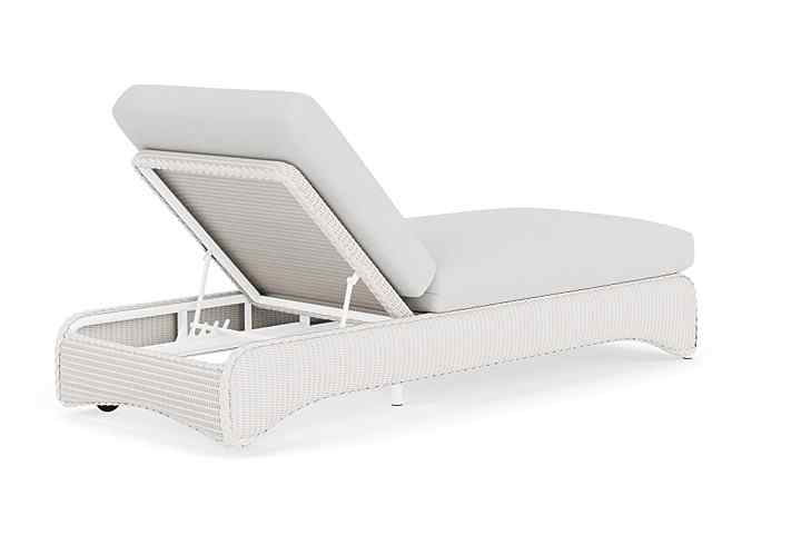 Lloyd Flanders Loom Wicker Outdoor Chaise