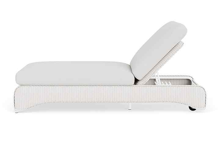 Lloyd Flanders Loom Wicker Outdoor Chaise