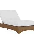 Lloyd Flanders Loom Wicker Double Outdoor Chaise