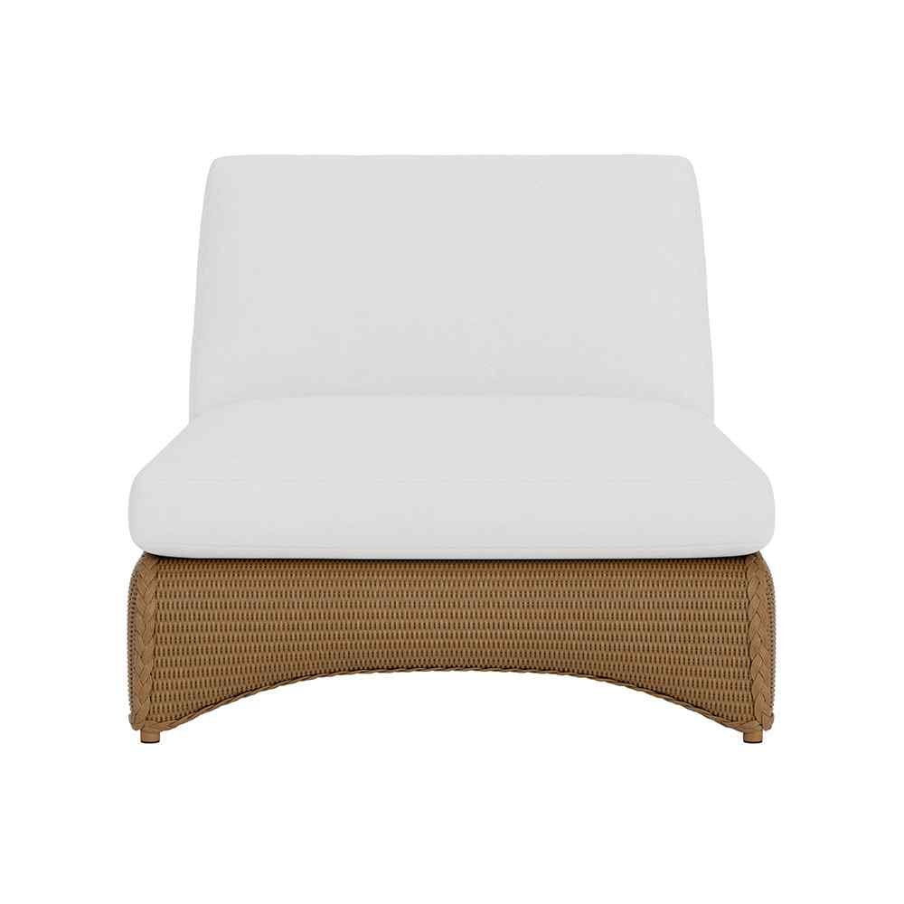 Lloyd Flanders Loom Wicker Double Outdoor Chaise