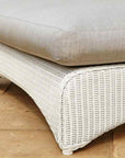 Lloyd Flanders Loom Wicker Double Outdoor Chaise