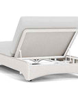 Lloyd Flanders Loom Wicker Double Outdoor Chaise