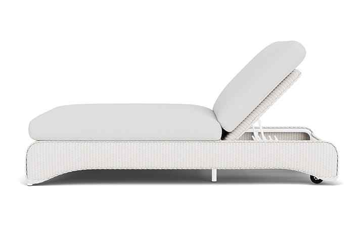 Lloyd Flanders Loom Wicker Double Outdoor Chaise