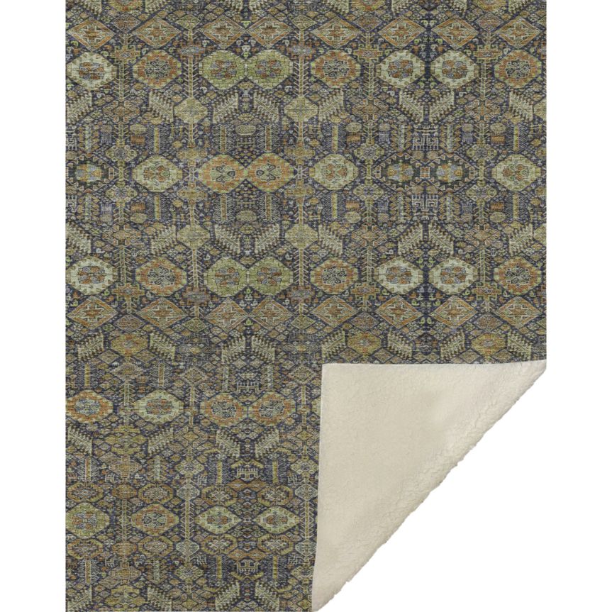 Bohemian Paprika Washable Indoor-Outdoor Rug