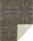 Bohemian Brown Washable Indoor-Outdoor Rug