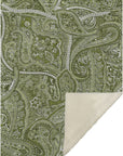 Woven Blocks Green Washable Indoor-Outdoor Rug