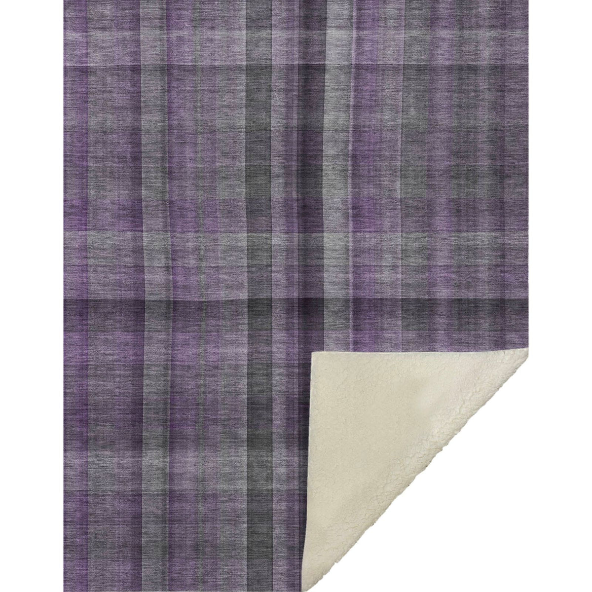 Calm Mirage Purple Washable Indoor-Outdoor Rug