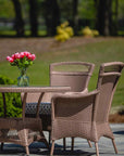 Loom Wicker Outdoor Dining Armchair