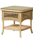 Loom Wicker Square Outdoor End Table