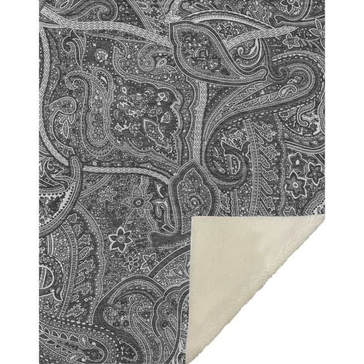 Woven Blocks Grey Washable Indoor-Outdoor Rug