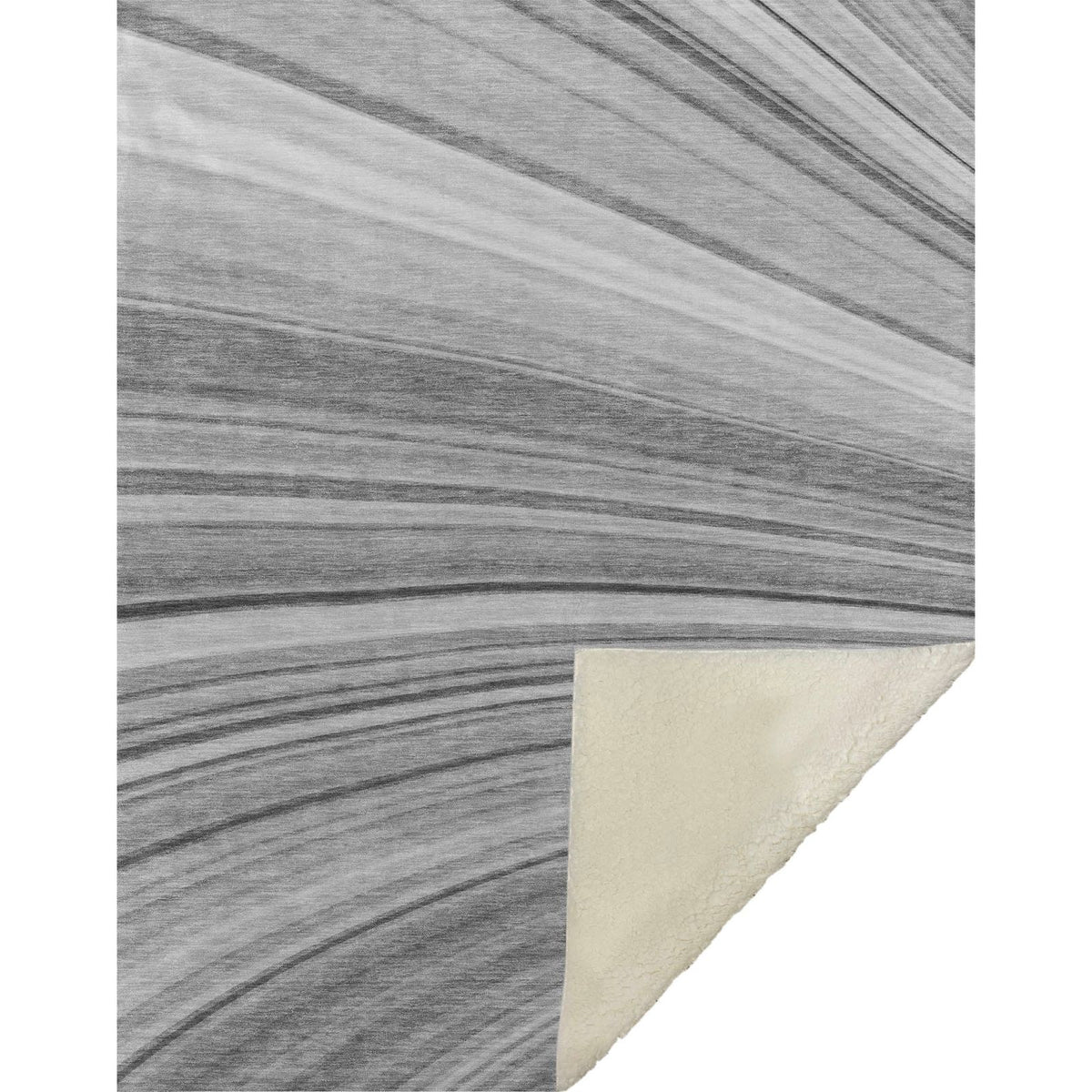 Waves Grey Washable Indoor-Outdoor Rug