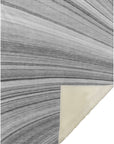 Waves Grey Washable Indoor-Outdoor Rug