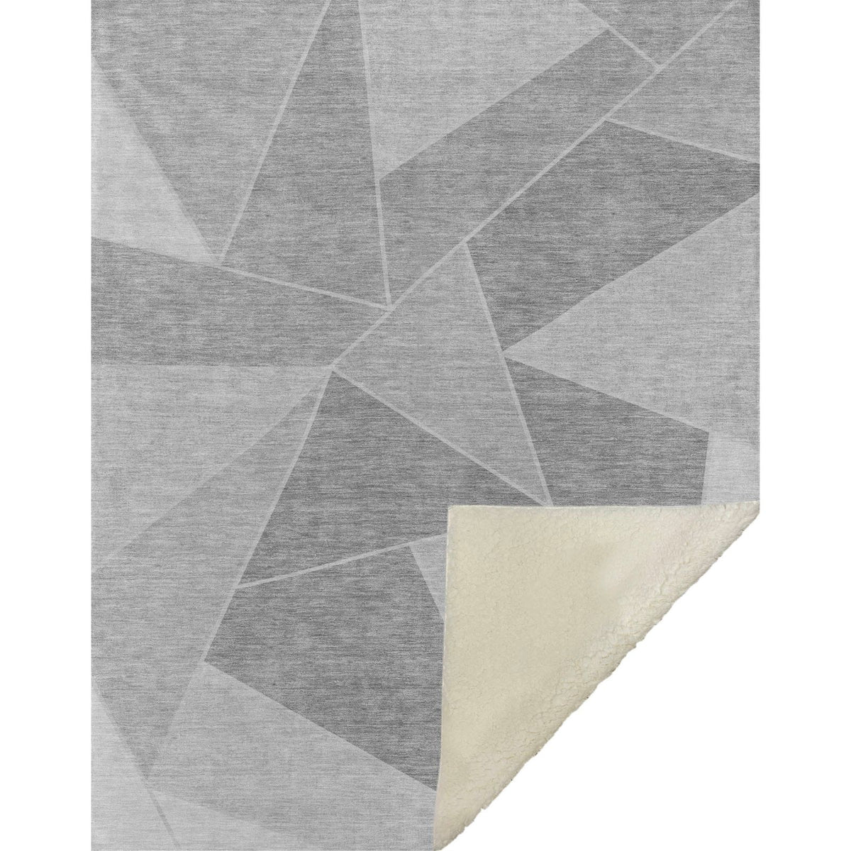 Gentle Waves Grey Washable Indoor-Outdoor Rug