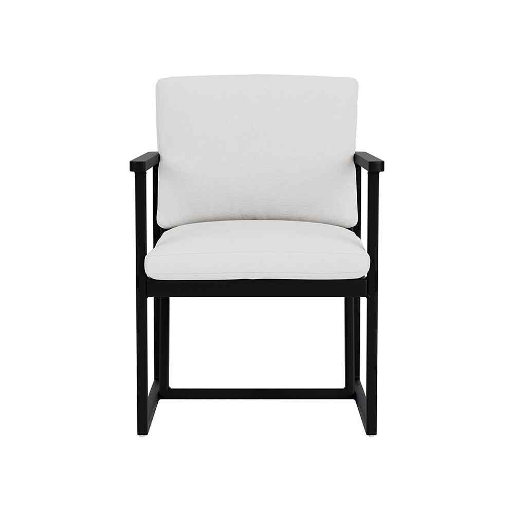 Lloyd Flanders Summit Aluminum Frame Outdoor Dining Armchair