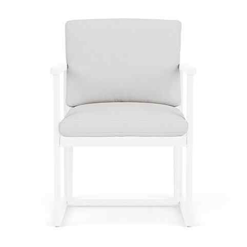 Lloyd Flanders Summit Aluminum Frame Outdoor Dining Armchair