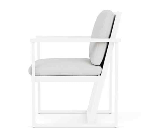 Lloyd Flanders Summit Aluminum Frame Outdoor Dining Armchair