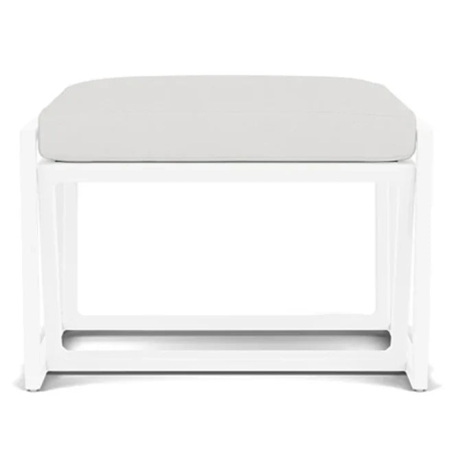 Lloyd Flanders Summit Aluminum Frame Outdoor Ottoman