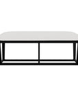 Lloyd Flanders Summit Aluminum Frame Outdoor Loveseat Ottoman