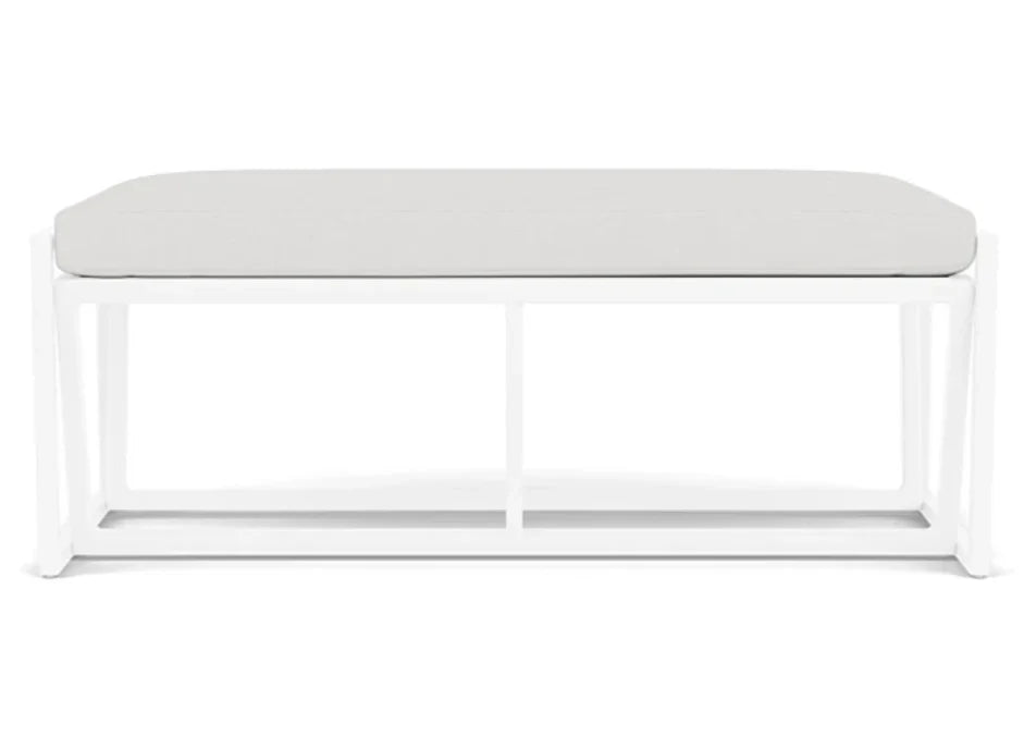 Lloyd Flanders Summit Aluminum Frame Outdoor Loveseat Ottoman