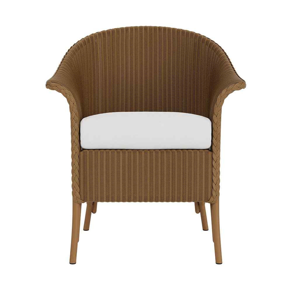 Lloyd Flanders Loom Handcrafted Outdoor Dining Armchair
