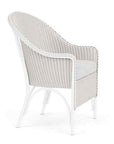 Lloyd Flanders Loom Wicker Handmade Outdoor Dining Armchair