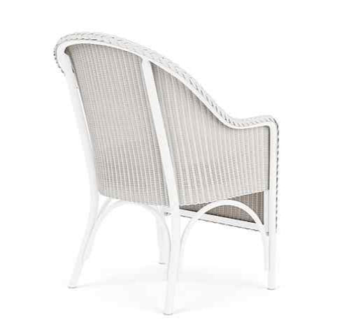 Lloyd Flanders Loom Wicker Handmade Outdoor Dining Armchair