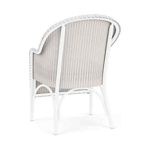 Lloyd Flanders Loom Wicker Handmade Outdoor Dining Armchair