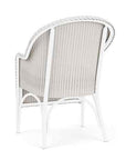Lloyd Flanders Loom Wicker Handmade Outdoor Dining Armchair