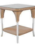 Lloyd Flanders Loom Square Outdoor End Table