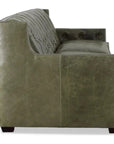 90 Green Leather Couch Henry Grain Leather - LOOMLAN - Uptown Sebastian - Sofas & Loveseats
