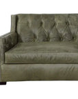 90 Green Leather Couch Henry Grain Leather - LOOMLAN - Uptown Sebastian - Sofas & Loveseats