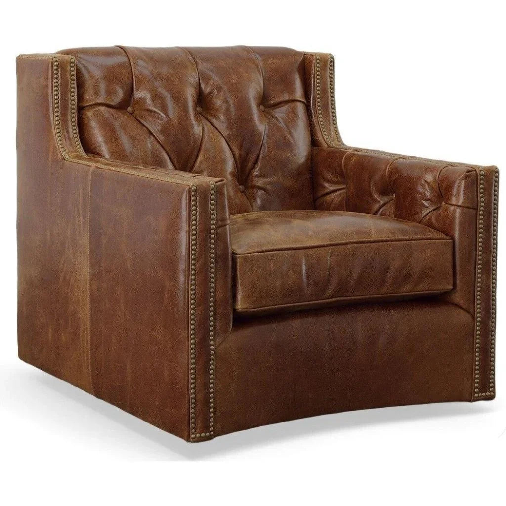 90 Green Leather Couch Henry Grain Leather - LOOMLAN - Uptown Sebastian - Sofas &amp; Loveseats