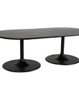 Castelle Tulip Aluminum Outdoor Oval Dining Table Cover by Castelle