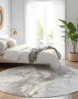 Serenza Gray Washable Indoor - Outdoor Rug - LOOMLAN - LOOMLAN Rugs - Outdoor Rugs