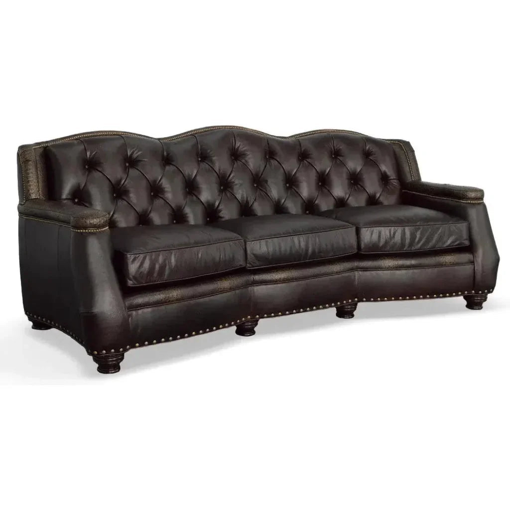 Liberate with Liberty - Custom Leather Sofa -- view 4